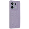 Newface Xiaomi Redmi Note 13 Pro 5G Kılıf Petek Silikon Kapak - Lila