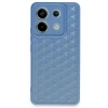 Newface Xiaomi Redmi Note 13 Pro 5G Kılıf Petek Silikon Kapak - Mavi
