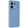 Newface Xiaomi Redmi Note 13 Pro 5G Kılıf Petek Silikon Kapak - Mavi