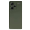 Newface Xiaomi Redmi Note 13 Pro Plus Kılıf Nano içi Kadife Silikon - Koyu Yeşil