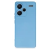 Newface Xiaomi Redmi Note 13 Pro Plus Kılıf Nano içi Kadife Silikon - Mavi