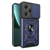 Newface Xiaomi Redmi Note 13 Pro Plus Kılıf Pars Lens Yüzüklü Silikon - Lacivert