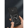 Newface Xiaomi Redmi Note 13 Pro Plus Kılıf Pars Lens Yüzüklü Silikon - Lacivert