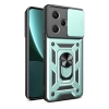 Newface Xiaomi Redmi Note 13 Pro Plus Kılıf Pars Lens Yüzüklü Silikon - Yeşil