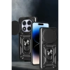 Newface Xiaomi Redmi Note 14 Pro Plus Kılıf Pars Lens Yüzüklü Silikon