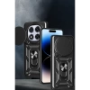 Newface Xiaomi Redmi Note 14 Pro Plus Kılıf Pars Lens Yüzüklü Silikon