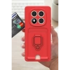 Newface Xiaomi Redmi Note 14 Pro Plus Kılıf Zuma Kartvizitli Yüzüklü Silikon