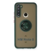 Newface Xiaomi Redmi Note 8 Kılıf Montreal Yüzüklü Silikon Kapak