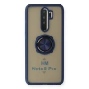 Newface Xiaomi Redmi Note 8 Pro Kılıf Montreal Yüzüklü Silikon Kapak