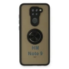 Newface Xiaomi Redmi Note 9 Kılıf Montreal Yüzüklü Silikon Kapak
