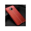 Newface Xiaomi Redmi Note 9 Pro Kılıf Auto Focus Kapak - Kırmızı