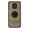 Newface Xiaomi Redmi Note 9 Pro Kılıf Montreal Yüzüklü Silikon Kapak