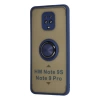 Newface Xiaomi Redmi Note 9 Pro Kılıf Montreal Yüzüklü Silikon Kapak