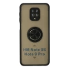 Newface Xiaomi Redmi Note 9 Pro Kılıf Montreal Yüzüklü Silikon Kapak