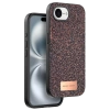 Onegif Apple iPhone 16E Bright Simli Kapak - Derin Mor
