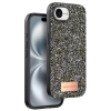 Onegif Apple iPhone 16E Bright Simli Kapak - Gümüş