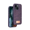 Onegif iPhone 15 Bright Simli Kapak - Derin Mor