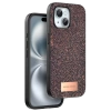 Onegif iPhone 15 Plus Bright Simli Kapak - Derin Mor