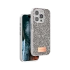 Onegif iPhone 15 Pro Bright Simli Kapak - Gold