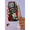 Onegif iPhone 15 Pro Max Flower Series Magsafe Kapak - Pembe