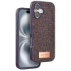 Onegif iPhone 16 Bright Simli Kapak - Derin Mor