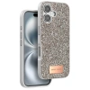 Onegif iPhone 16 Bright Simli Kapak - Gold