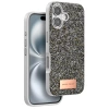 Onegif iPhone 16 Bright Simli Kapak - Gümüş