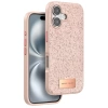 Onegif iPhone 16 Bright Simli Kapak - Pembe