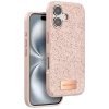 Onegif iPhone 16 Plus Bright Simli Kapak - Pembe