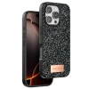 Onegif iPhone 16 Pro Bright Simli Kapak - Siyah