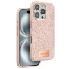 Onegif iPhone 16 Pro Max Bright Simli Kapak - Pembe