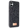 Onegif Samsung Galaxy A06 Bright Simli Kapak - Siyah