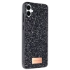 Onegif Samsung Galaxy A06 Bright Simli Kapak - Siyah