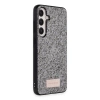 Onegif Samsung Galaxy S23 Bright Simli Kapak - Gümüş