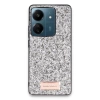 Onegif Xiaomi Redmi 13C Bright Simli Kapak - Gümüş