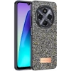 Onegif Xiaomi Redmi 14C Bright Simli Kapak - Gümüş