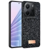 Onegif Xiaomi Redmi Note 14 4G Bright Simli Kapak - Siyah