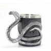 Paslanmaz Çelik Yılan Tasarımlı Kupa Bardak Alk1019
