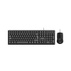 PHILIPS KABLOLU KLAVYE&amp;MOUSE SET SPT6234 SİYAH