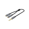 UNITEK 3.5MM AUX KULAKLIK ÇOKLAYICI Y KABLO (Y-C956ABK)
