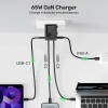 Unitek 65W Universal Travel Adaptör (P1122ABK01)