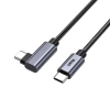 UNITEK TYPE-C HIZLI ŞARJ KABLOSU 90 DERECE 2 METRE 100W (C14123BK-2M)