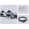 UNITEK TYPE-C HIZLI ŞARJ KABLOSU 90 DERECE 3 METRE 100W (C14123BK-3M)