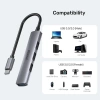 UNITEK TYPE-C TO 4 PORT USB HUB (USB3.0 + 3xUSB2.0) (H1208B)