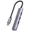 UNITEK TYPE-C TO 4 PORT USB HUB (USB3.0 + 3xUSB2.0) (H1208B)