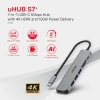 UNITEK USB-C 7in1 UNIVERSAL DOCKING STATION (H1118A)