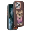 Venco iPhone 11 Cute Desenli Kapak - Koyu Kahve