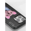Venco iPhone 15 Pro Cute Desenli Kapak - Siyah