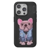 Venco iPhone 15 Pro Max Cute Desenli Kapak - Siyah