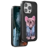 Venco iPhone 15 Pro Max Cute Desenli Kapak - Siyah